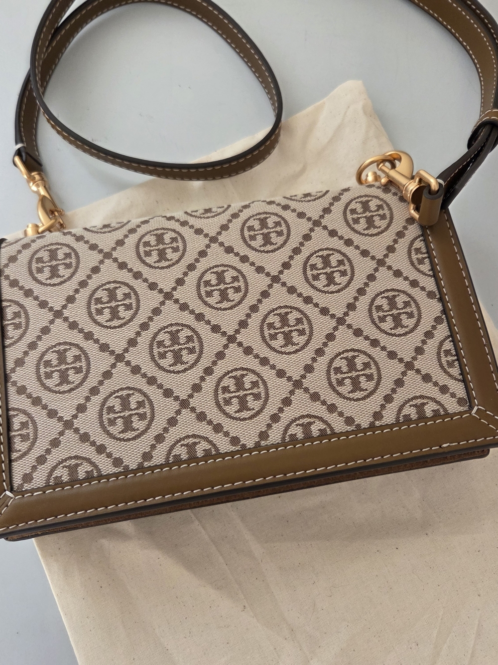 Tory Burch T Monogram Mini Crossbody Bag - Picture 9 of 12